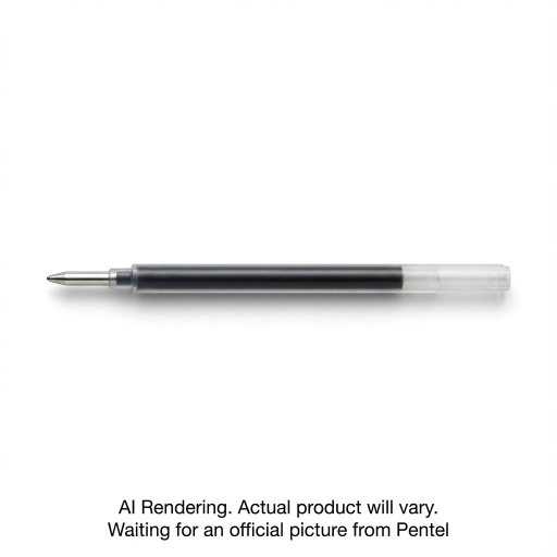 Refills for Pentel Ballpoint Pens (BK91, BK93, BK93CR, BK66M, BK410), (1.0mm), Black Ink, 2-Pack Pouch