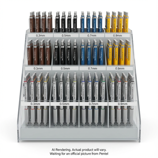 Graphgear 500/800 Mechanical Pencil, Mixed Open Stock Display, 96PCS