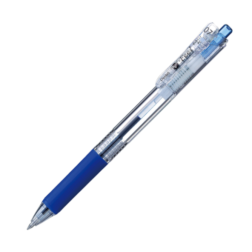 V Feel Retractable Ballpoint Pen, (0.7mm), Blue Ink