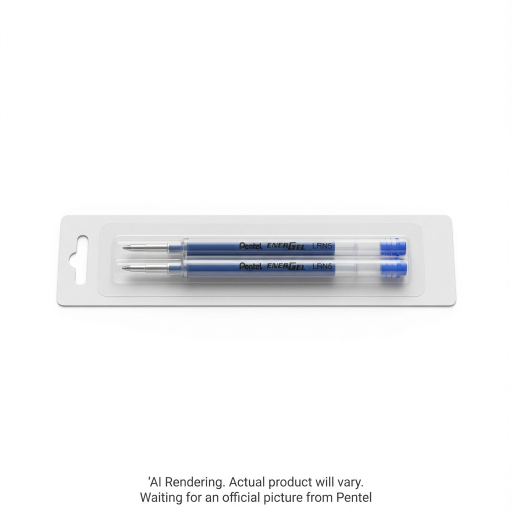 Refill Ink - For EnerGel Gel Pen, (0.5mm), Needle Point, Blue Ink, 2PC Pack