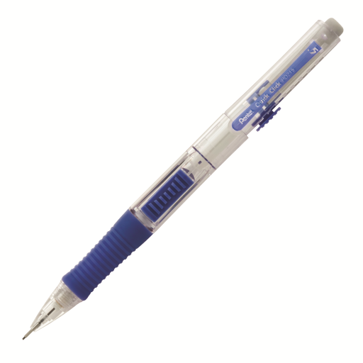 Quick Click Retractable Mechanical Pencil (0.5mm), Blue Barrel