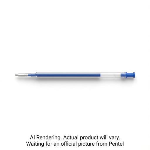 Refills for Pentel Ballpoint Pens (BK91, BK93, BK93CR, BK66M, BK410), (1.0mm), Blue Ink, 2-Pack Pouch