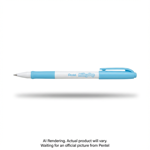 Milky Pop Pastel Gel Pen, (0.8mm), Sky Blue Ink
