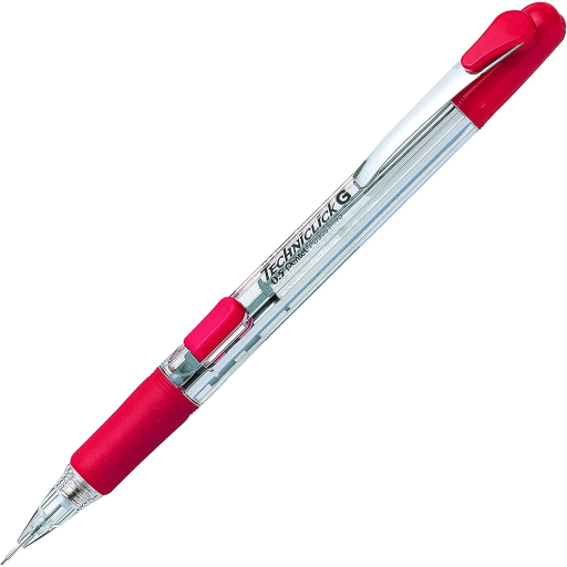 TechniClick G Mechanical Pencil (0.5mm), Red Barrel