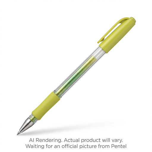 Krazy Pop Iridescent Gel Pen, (1.0mm) Yellow + Metallic Green