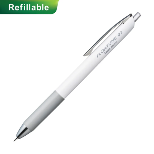 Refills for Pentel Floatune, Advanced Rollerball Retractable Pen, 0.3mm Tip, Black Ink
