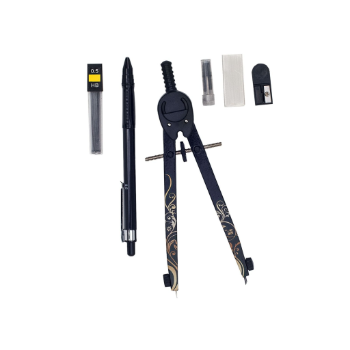 5 Piece Designer Compass Set
Ensemble de cinq pi?ces de compas de dessinateur