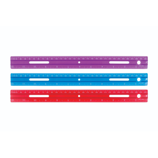 "30cm/12? Pencil Groove ? Inch/Metric Scales /  30cm/12 po rainure pour crayon ? pouces/m?trique"