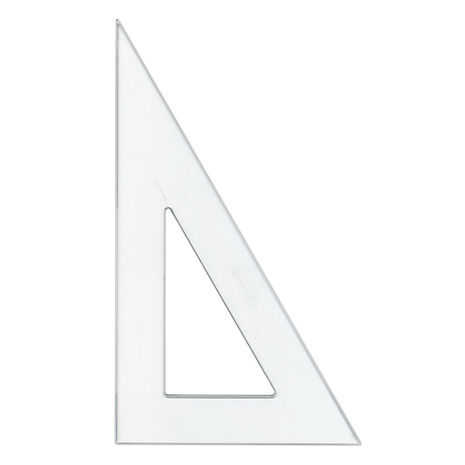 12" Styrene Triangle - 30/60 degree
Triangle de sturene de 12 po - 30/60 degres