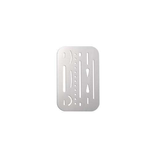 Stainless Steel Erasing Shield  
?cran ? effacer en acier inoxyable