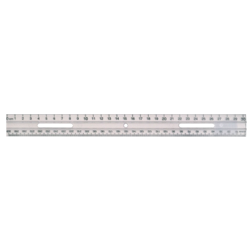30cm Pencil Groove ? Metric Scales / 
30cm rainure pour crayon ? ?chelle m?trique
