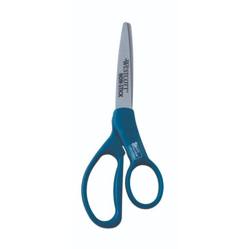 KleenEarth? 7" Student Non-Stick Antimicrobial Pointed Scissor - Teal / 
Ciseaux antiadh?sifs antimicrobiens KleenEarth? ? bouts pointus, pour ?coliers, 7 po - sarcelle