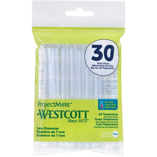 Mini Transparent All Temperature Glue Sticks / Mini b?tonnets de colle, toute temp?rature