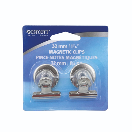 Magnetic Clips 1?? ? 2/Card ? Capacity - 33mm / Pinces magnetiques 1? po ? 2/carte ? capacit? - 33mm