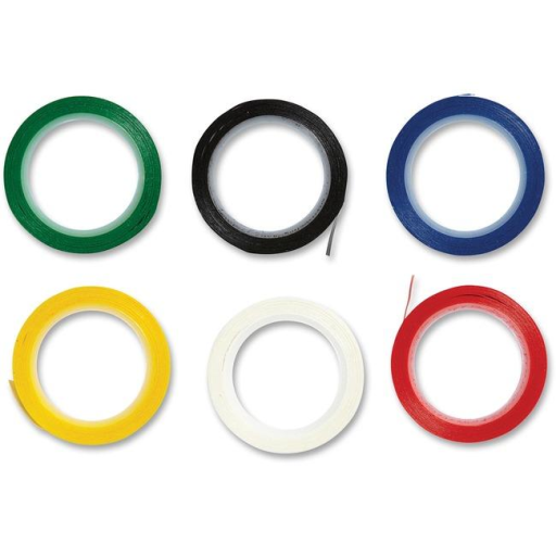 6 pk Coloured Artist?s Tape 
Ruban d'artiste de couleur, paquet de 6
