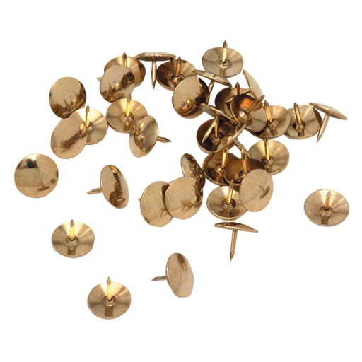 Brass Thumb Tack 100/Card / 
Punaises laitonn?es, 100 par carte