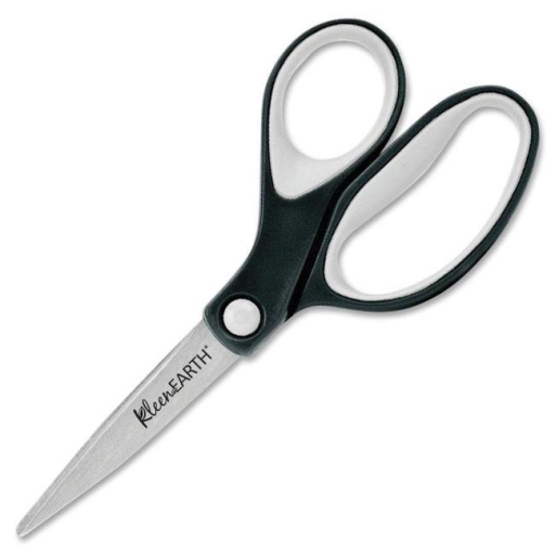 KleenEarth? 7? Straight Soft Handle Scissors ? Black / Ciseaux poign?e douce droite KleenEarth?, 7 po ? noir