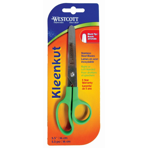 5.5" Blunt Kleenkut Kids Scissors / 
Ciseaux ? bouts ronds Kleencut, pour enfants, 5.5 po