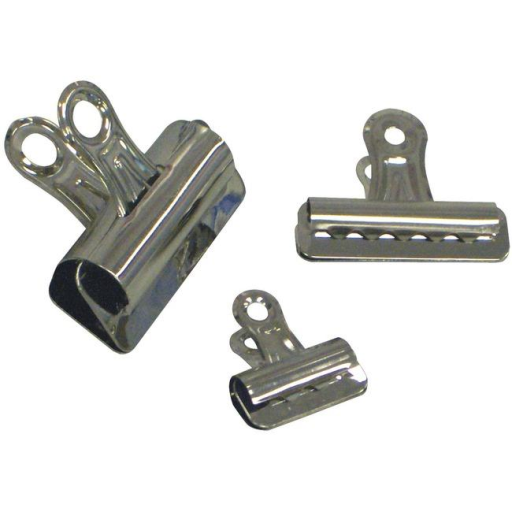 Bulldog Clips 2-3/4" ? 70 mm Width - 12 each Per Pack / 2-3/4 po ? 70 mm de diam?tre - 12 par paq