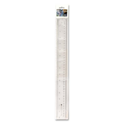40cm/16" Acrylic Ruler ? Inch/Metric / 
40cm/16 po r?gle en acrylique, pouces/m?trique