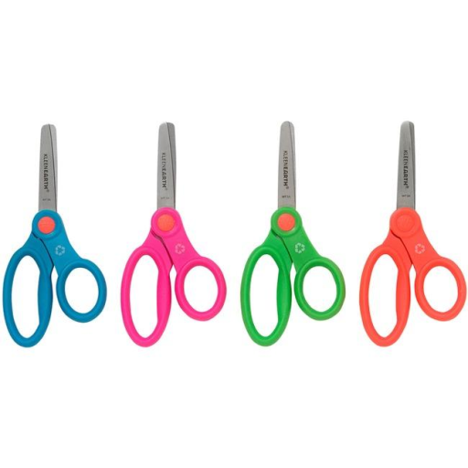 KleenEarth? Antimicrobial Kids Scissors 5" Blunt - Asst. colours / 
Ciseaux antimicrobiens KleenEarth? pour enfant, ? bouts ronds de 5 po - couleurs assorties