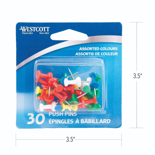 Assorted Colours, 30/Card / 
Couleur assorties ? 30 par carte