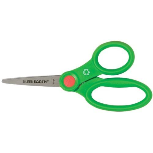 KleenEarth? Antimicrobial Kids Scissors 5" Pointed - Asst. colours / 
Ciseaux antimicrobiens KleenEarth? pour enfant, ? bouts pointus de 5 po - couleurs assorties