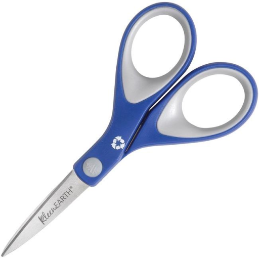 KleenEarth? 6? Straight Soft Handle Scissors ? Blue / Ciseaux poign?e douce droite KleenEarth?, 6 po ? bleu