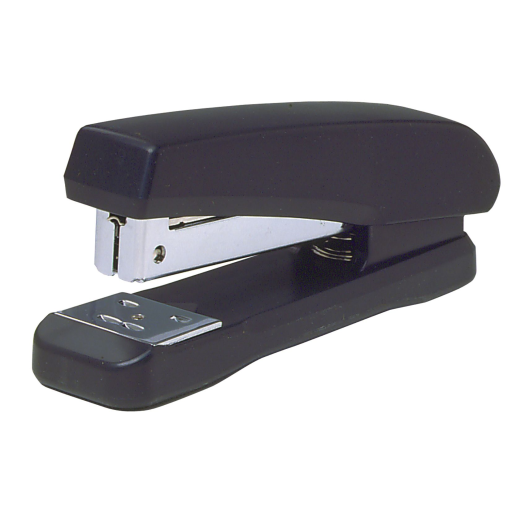 Stapler Half Strip, Black - Plastic Base /Agrafeuse  Demi-bande noir - Base en plastique