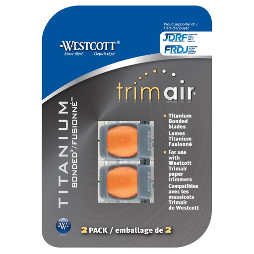 2pk Trimair Replacement Blades for 15192 Trimmer - cut blades only / 
Pqt 2 de lames de rechange pour massicot Trimair 15192 - lames de coupe seulement