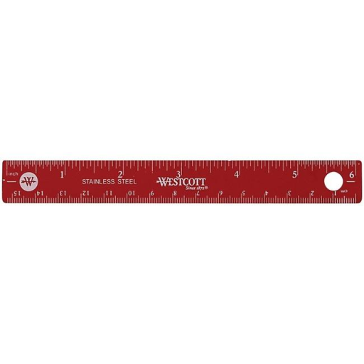 15cm/6" ? Inch/Metric, Assorted Colours / 
15cm/6 po ? pouces/m?trique - couleurs assorties
