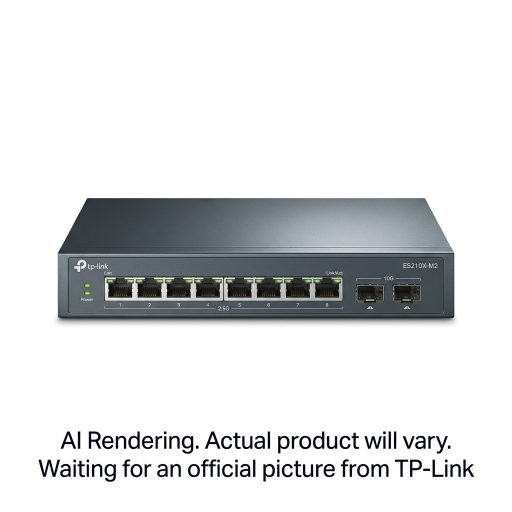 Omada 8-Port 2.5GBASE-T Easy Managed Switch with 2 10GE SFP+ Slots