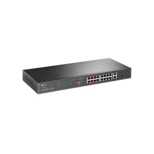 16-Port 10/100 Mbps   2-Port Gigabit Rackmount Switch