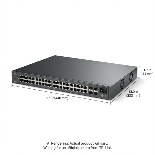 Omada 48-Port Gigabit and 4-Port 10GE SFP+ L2+ Managed Switch