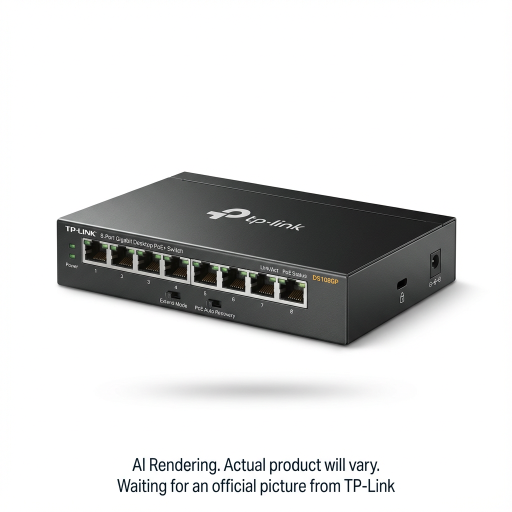 Omada 8-Port Gigabit Desktop Switch with 8-Port PoE+