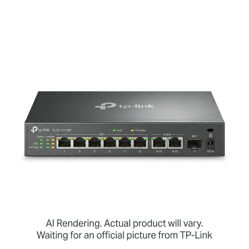 11-Port Switch with 8-Port PoE