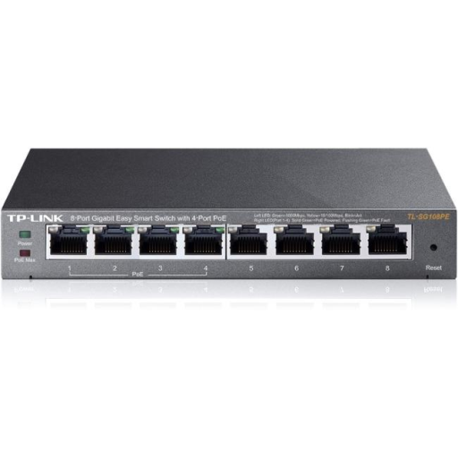 JetStream? 8-Port Gigabit Desktop PoE Easy Smart Switch