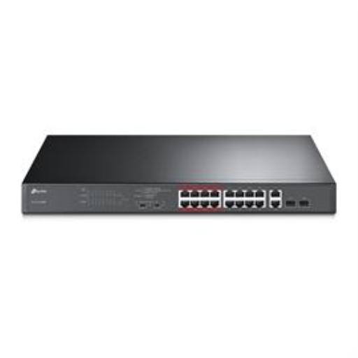 JetStream? 16-Port 10/100Mbps   2-Port Gigabit Unmanaged PoE Switch