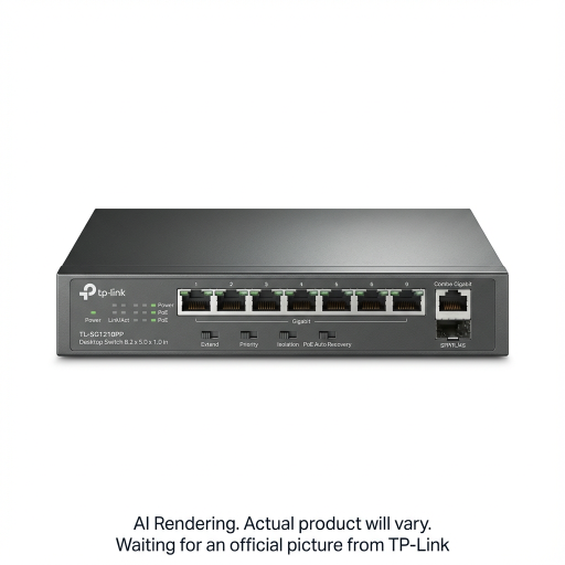 TP-Link 10-Port Gigabit Desktop Switch with 6-Po