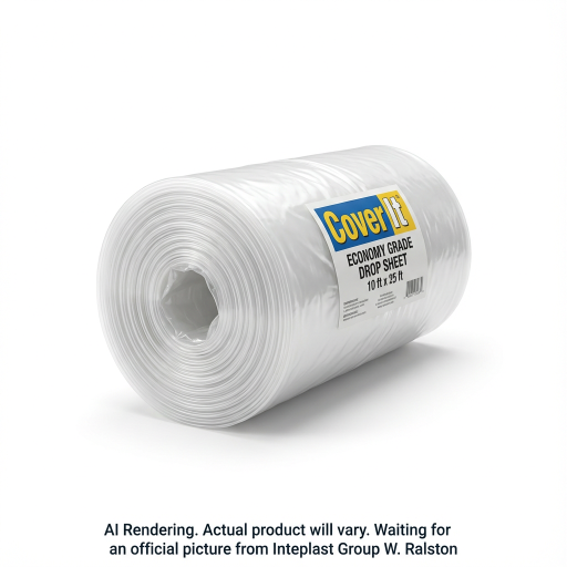 COVER IT Retail Film - Rolls 10' x 25' Utility Sleeve - 1 Bags