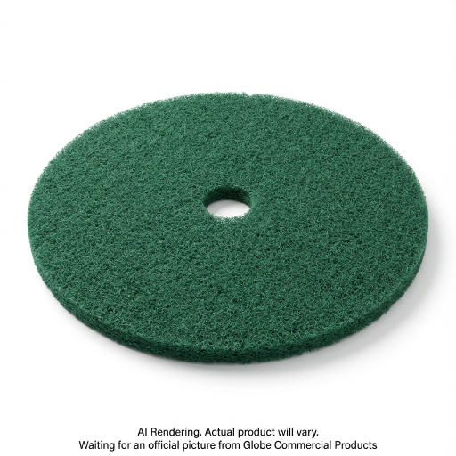 18"  Green Scrubbing Floor Pad