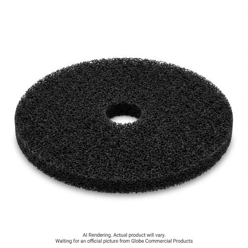 11"  Black Stripping Floor Pad