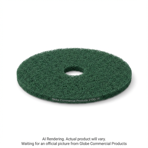 14"  Green Scrubbing Floor Pad