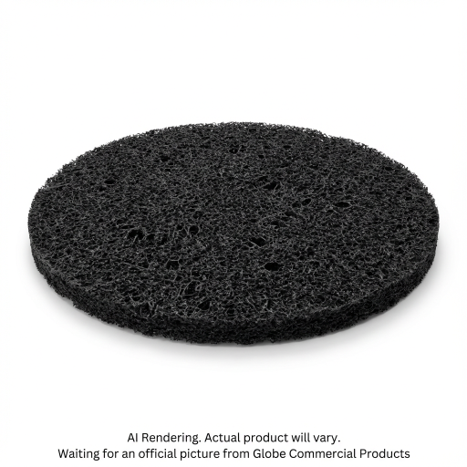 18"  Black Stripping Floor Pad