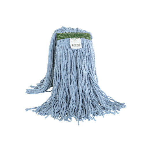 Syn-Pro? Synthetic  Wet Mop Narrow Band 32oz Cut End Blue Bagged