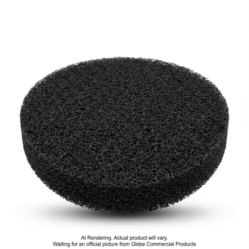 17"  Black Stripping Floor Pad
