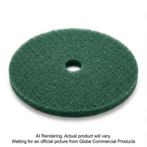 16"  Green Scrubbing Floor Pad