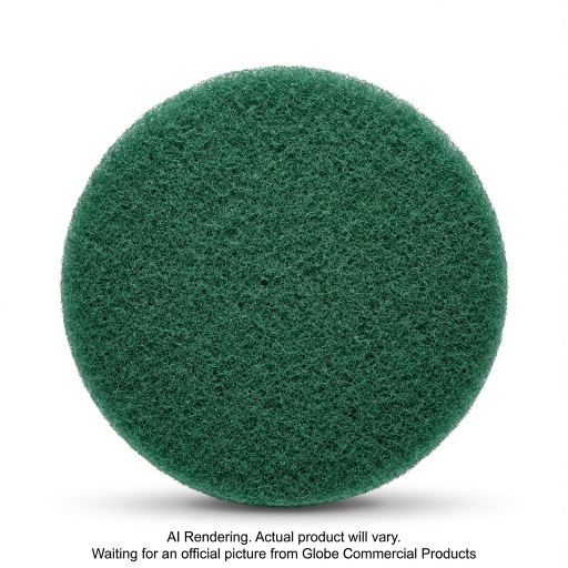 10"  Green Scrubbing Floor Pad