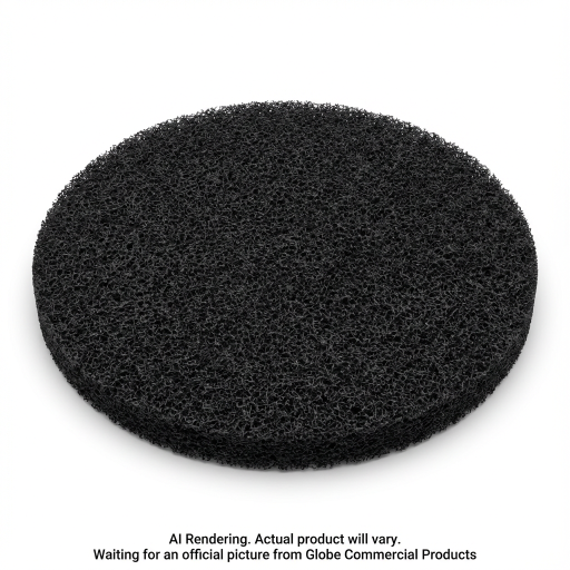 13"  Black Stripping Floor Pad