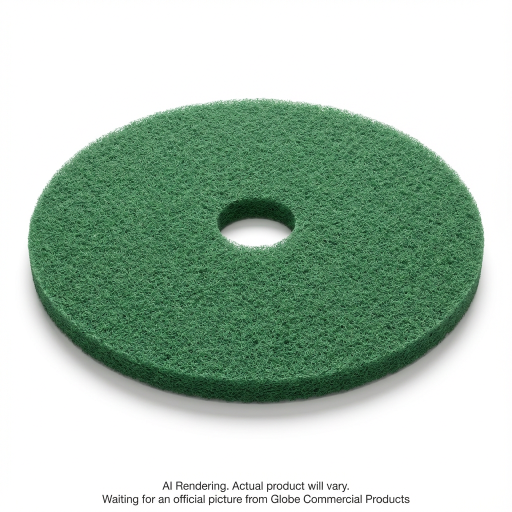 19"  Green Scrubbing Floor Pad